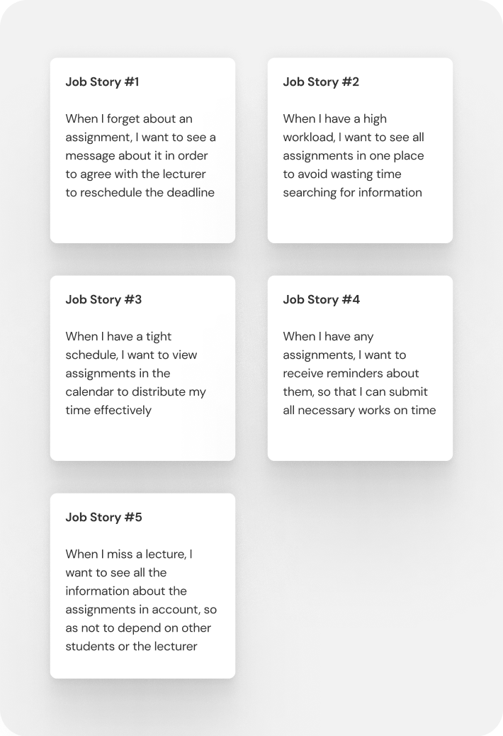 job stories